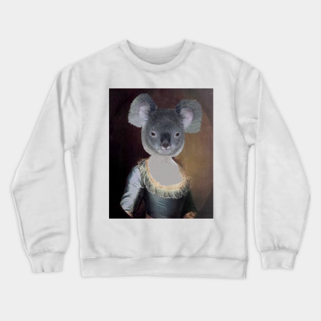 Koala Lady Crewneck Sweatshirt by Loveday101